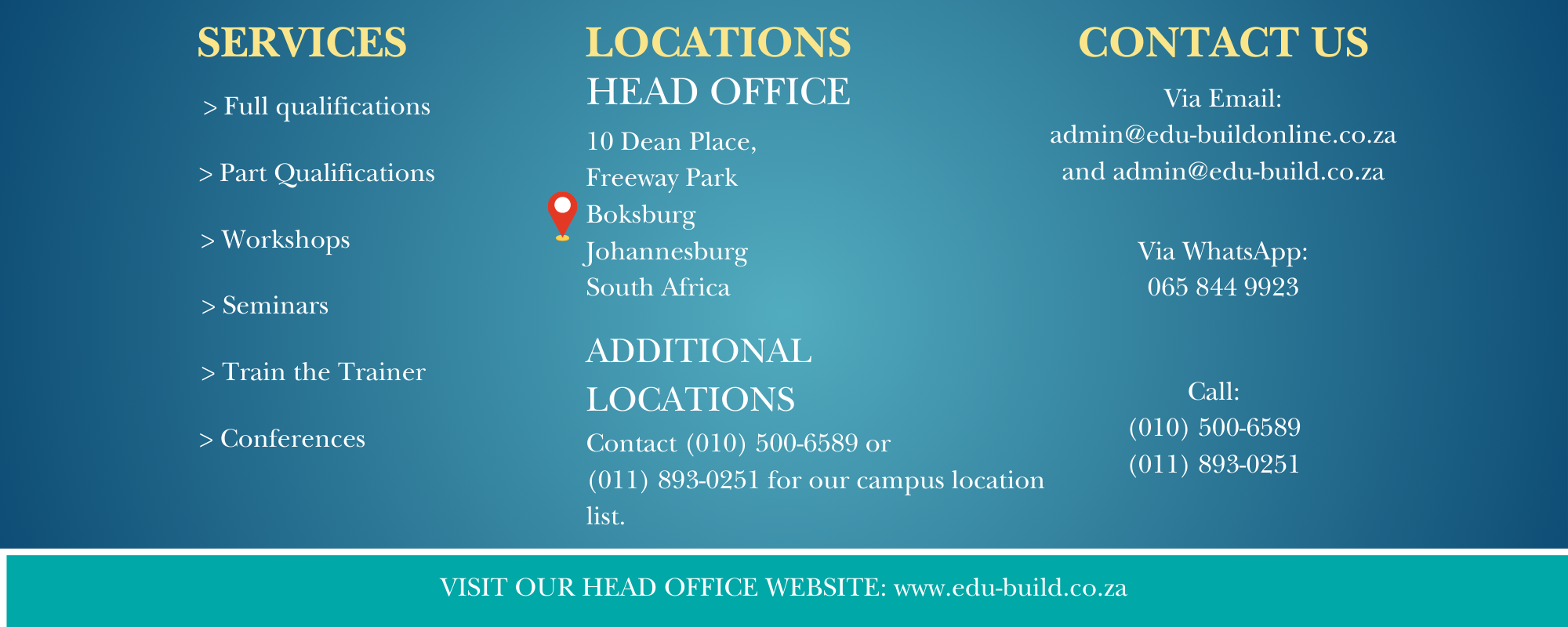 Website Footer (25 x 10 cm)